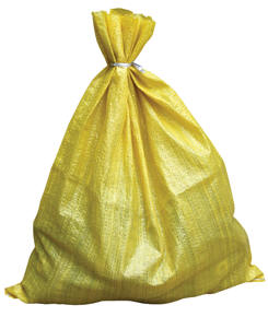 Polypropylene Woven Parts Bags, Yellow 14